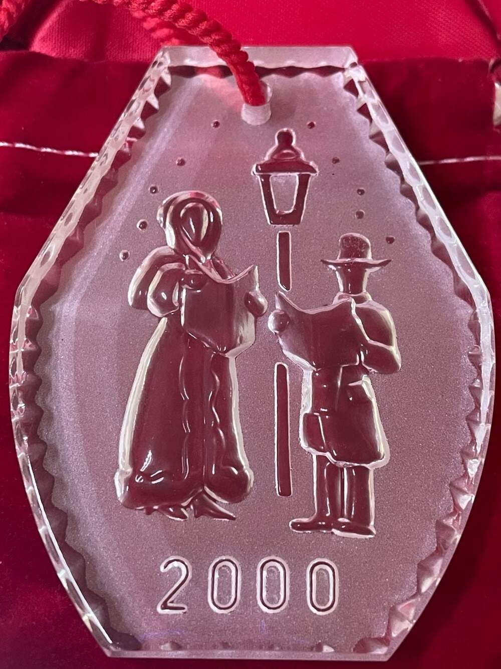 Waterford Crystal Carolers Joys of Winter 2000 Ornament